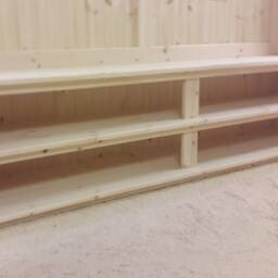 5Ft Wide Coat Rack, Boot Room, Hallway Bench, Monks Bench, Shoe Storage, Any Size Made Delivery Cost Shown On The 2nd Photo - thumbnail 4