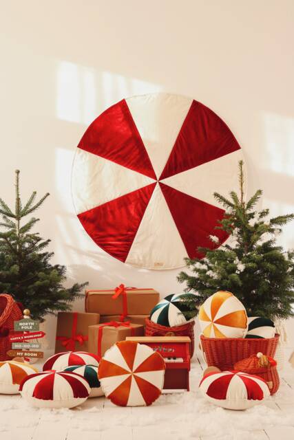 "Christmas Mat ""Red Candy" - image 1