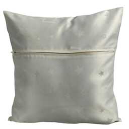 Set Of 4 Cream Cotton Blend Cushion Covers - 18x18 Inch - Hidden Zip Worldwide Shipping - thumbnail 3
