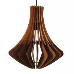 Wood Pendant Light, Modern Chandelier Lighting, Dining Ceiling Light Fixture, Hanging Lamp-Shade Scandinavian Style - thumbnail 3