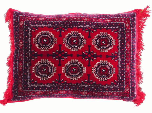 80x58 cm Orient Afghan Nomad Rug Seat Cushions Floor Cushion Pillow Turkmen 1001 Night Unit Price - Sarouk - image 1