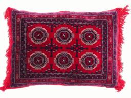 80x58 cm Orient Afghan Nomad Rug Seat Cushions Floor Cushion Pillow Turkmen 1001 Night Unit Price - Sarouk - thumbnail 1
