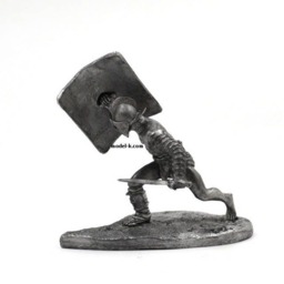 54mm Roman Gladiator With Shield - thumbnail 1