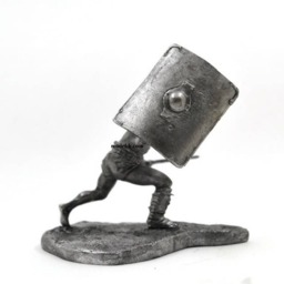 54mm Roman Gladiator With Shield - thumbnail 3