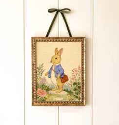 Peter Rabbit Nursery Art Print Vintage Storybook Illustration - thumbnail 1