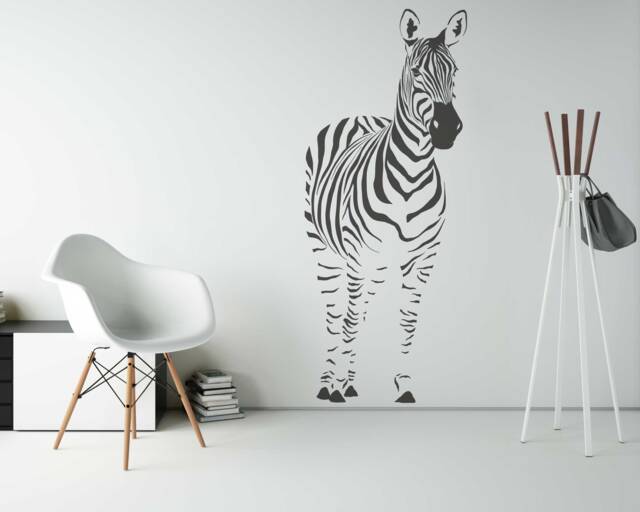 Adorable Zebra Family Wall Decals - Peel & Stick Stickers For Nursery Decor, Safari Themed Room, Kids Animal Art - image 1