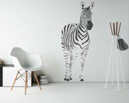 Adorable Zebra Family Wall Decals - Peel & Stick Stickers For Nursery Decor, Safari Themed Room, Kids Animal Art