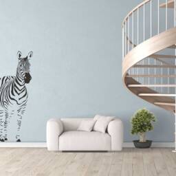 Adorable Zebra Family Wall Decals - Peel & Stick Stickers For Nursery Decor, Safari Themed Room, Kids Animal Art - thumbnail 3