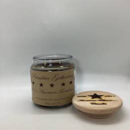 Primitive Gathering Highly Scented Candle/Apothecary Jar 18 Oz/Paraffin Wax/Farmhouse Candle/Hand Poured Candle/Country-Primitive Candle - thumbnail 2