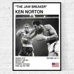 Ken Norton Boxing Poster Man Cave Art Print - thumbnail 3