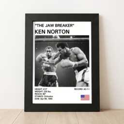 Ken Norton Boxing Poster Man Cave Art Print - thumbnail 1
