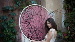 Dream Catcher Wall Hanging, Large Dream Catcher, Baby Shower Gift - thumbnail 1