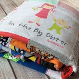 Memory Quilt, Baby Clothes Deposit, Remembrance Bereavement Gift, Keepsake Memorial Blanket, Custom T Shirt - thumbnail 2
