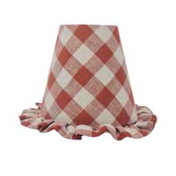 Ruffle Linen Lampshade - Clip On, Table Or Pendant Light