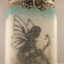 Fairie Lighted Jar, Mushroom Nightlight - thumbnail 2