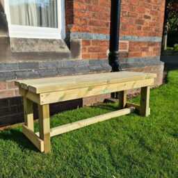 Wooden Bench - Solid Garden Bench, Form - thumbnail 2