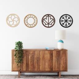 Four Seasons Wood Wall Art Decor