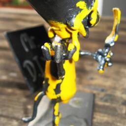 Diy Handyman Disaster Mouse Sculpture, Made From Recyled Steel - thumbnail 3