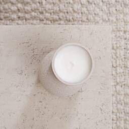 Duo Organic Concrete Candle - Essential Oils Beton Hand Poured Vegan Reusable Container Eco Friendly Aromatherapy - thumbnail 2