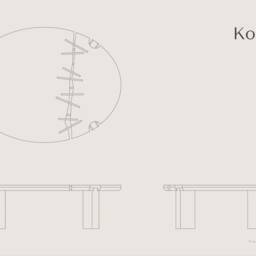 Konk ??? Oval S??m Coffee Table Bespoke Sizes Available Modern Oak Or Walnut Live Edge Low Side - thumbnail 4