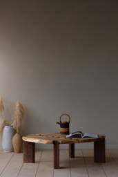 Konk ??? Oval S??m Coffee Table Bespoke Sizes Available Modern Oak Or Walnut Live Edge Low Side