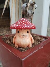 Mushroom Man - Common Species Garden Statue
