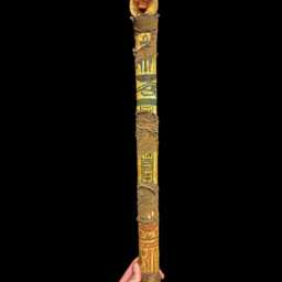 Sceptre Staff, Head Of Sekhmet Waz Sceptre. Ancient Egyptian Waz-Scpetre - thumbnail 3