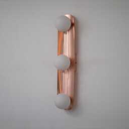 Long Copper Wall Light , Bathroom Light Glass Lighting , Globe Lamp Vanity Fixture, Sconce , Lamp - thumbnail 2