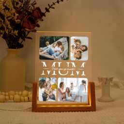 Personalized Photo Night Light Custom Mum Gift, Led Lamp For Mother, Mother's Day Gift - thumbnail 1
