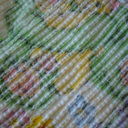 Chenille Baby Girl Blanket With Minky On Back Mint Green Teddy Bear Motif Featured Two Layers Plus To Make The Effect - thumbnail 3