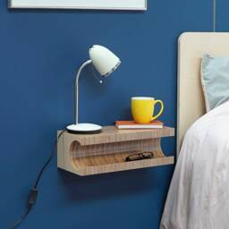 Floating Shelf/Bedside Table/Nightstand/Modern Shelf/ Nachttisch/ Floating Nightstand/ Console/ Table De Nuit - thumbnail 2