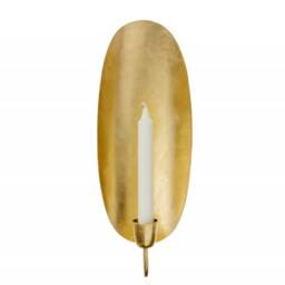 Set Of 2 Brass Candle Holder, Handmade Artisanal Moroccan Style Wall Sconce A Unique & Elegant Addition To Your Room - thumbnail 4