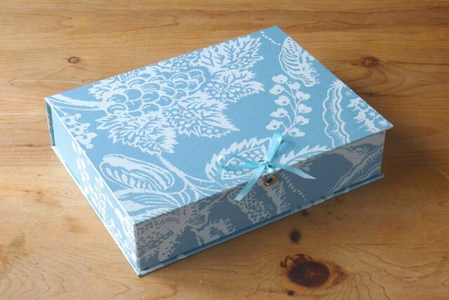 Stylish Box File Paradiso Aqua Design - A4 Office Collection & Stationery Handmade in England - image 1