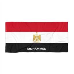Egypt Beach Towel, Egypt Flag Towel, Of Egypt, Beach Tovel, Country Gift, Gift - thumbnail 2