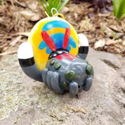 Peacock Spider Christmas Ornament - thumbnail 2