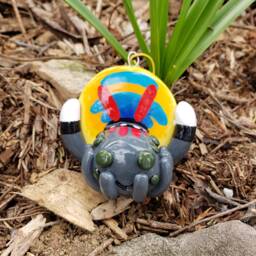 Peacock Spider Christmas Ornament - thumbnail 1