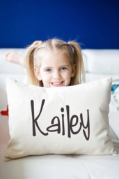 Personalized Baby Pillow, New Gift, Teen Christmas, Girl Newborn Boys Name - thumbnail 1