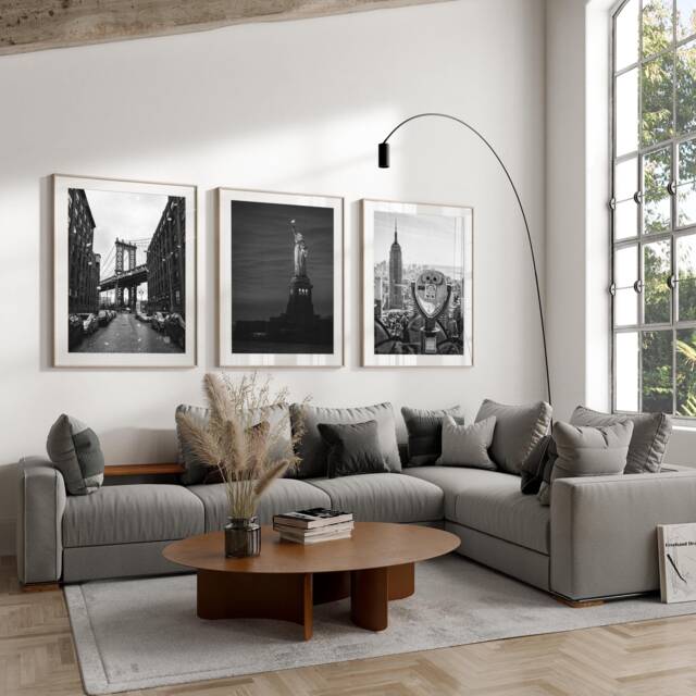 New York Art Print Nyc Wall , New City Poster Minimalist Decor, Traveler Home Decor, Travel - image 1