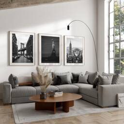New York Art Print Nyc Wall , New City Poster Minimalist Decor, Traveler Home Decor, Travel - thumbnail 1