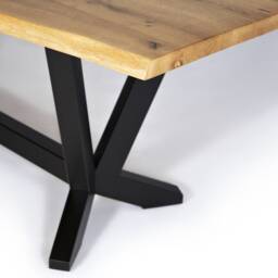 Contemporary Metal Base, Steel Table Base For Stone, Handmade Furniture, Modern Dining Legs Lexi 80.60 - thumbnail 3