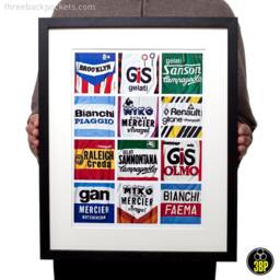 Iconic Vintage Cycling Jersey Details Print - thumbnail 2