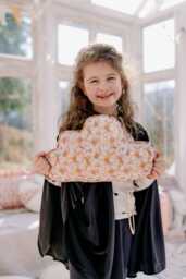 "Cotton Cloud Pillow ""Green Garden" - thumbnail 1
