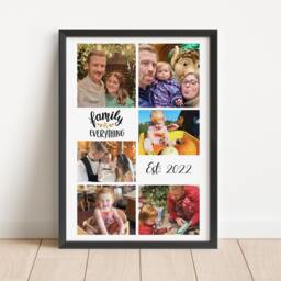 Personalised Family Photo Collage Print Sentimental Home Decor - thumbnail 2