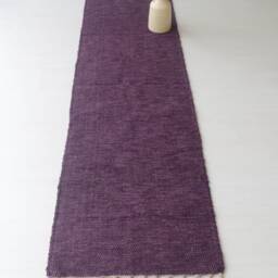 Runner Rug Purple 200 cm, Hallway Rug, Kitchen Runner Bathroom Cotton Bohemian Couloir Tapis - thumbnail 3