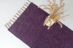 Runner Rug Purple 200 cm, Hallway Rug, Kitchen Runner Bathroom Cotton Bohemian Couloir Tapis