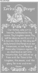 The Lord's Prayer Thread Filet Crochet Wall Hanging Pattern - thumbnail 1