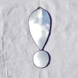 Exclamation Point Mirror, Decorative Mirror, Irregular Mirrors, Funny Teacher Gift, Grammar Frameless Student Gifts - thumbnail 2