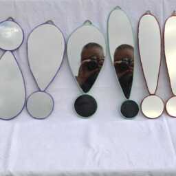 Exclamation Point Mirror, Decorative Mirror, Irregular Mirrors, Funny Teacher Gift, Grammar Frameless Student Gifts - thumbnail 4