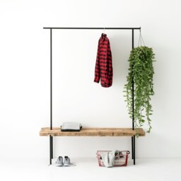 Reclaimed Wood Coat Rack For The Hallway, Entrance Hall Or Bedroom