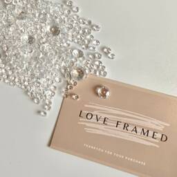 Personalised Family Wedding Pebble Art Frame, Newlyweds Keepsake Stone Art Gift - thumbnail 4